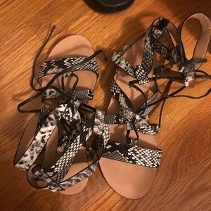 Splendid snakeskin sandals